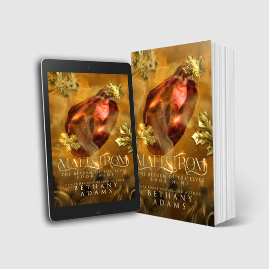 Paperback and ebook of Maelstrom by Bethany Adams