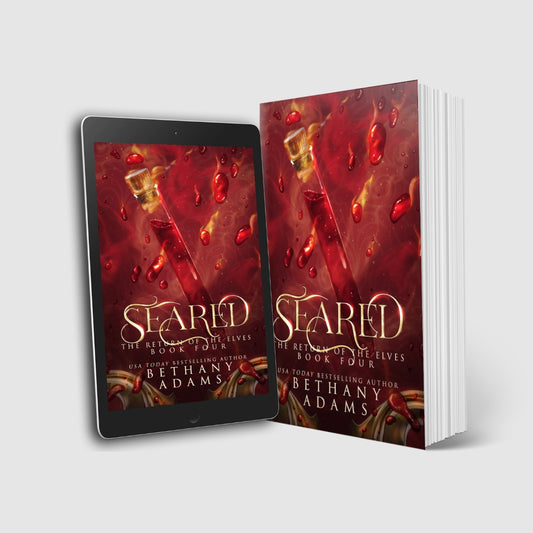 Paperback and ebook of Seared by Bethany Adams
