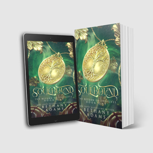 Paperback and ebook of Soulbound by Bethany Adams